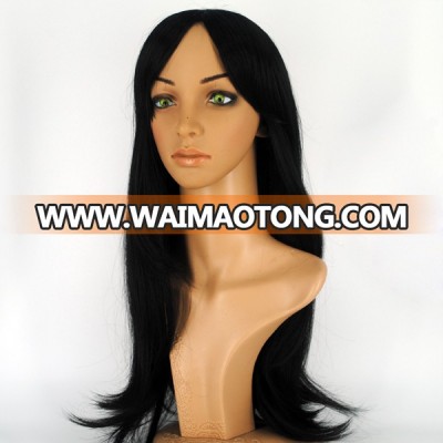 Heat Resistant Long Straight Black Fashion Hair Cosplay Wig