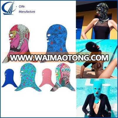 Full Face Swim Mask Facekini Face Kini Outdoor UV Sun Protection Swim Cap Pool Mask